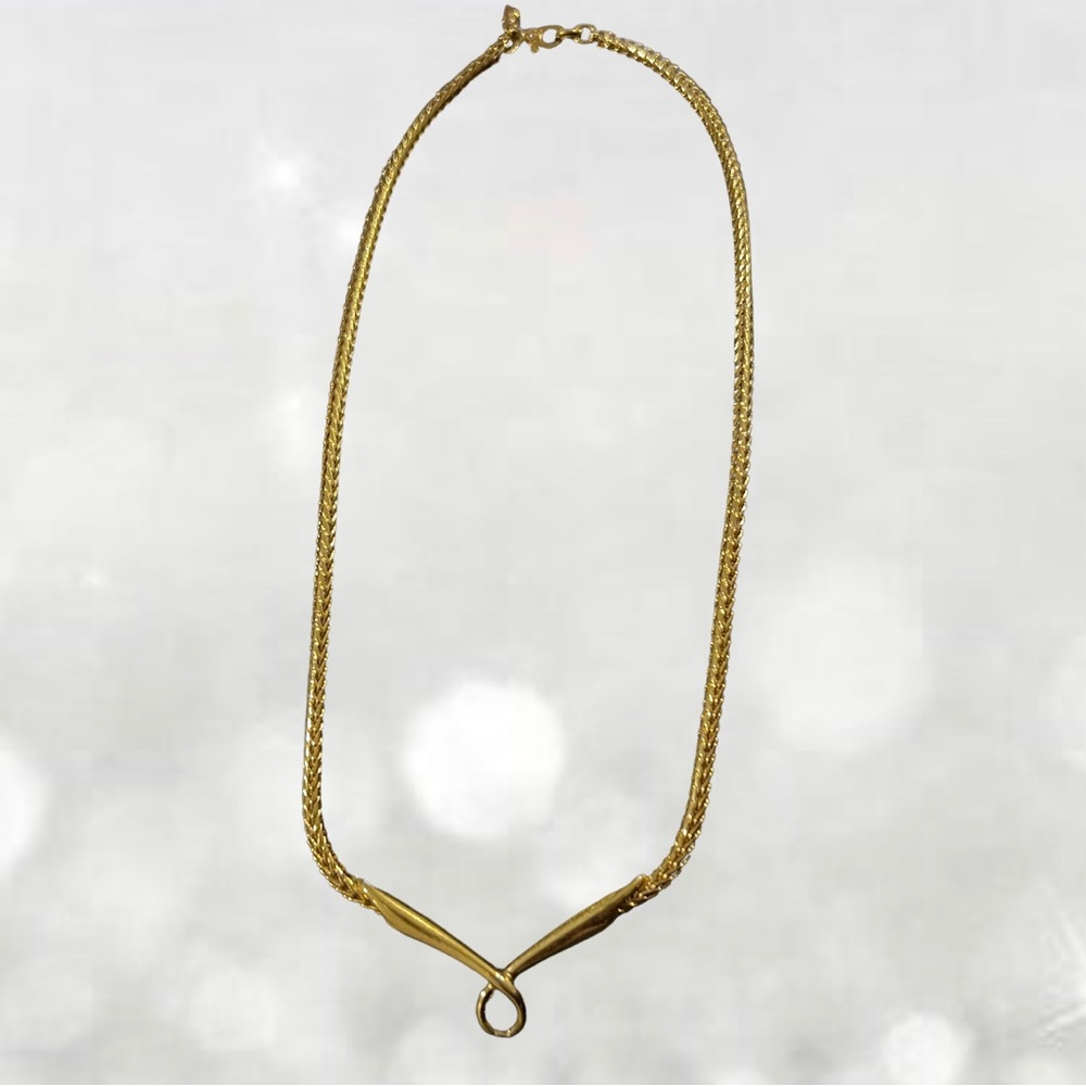 Vintage 16” Monet gold tone necklace